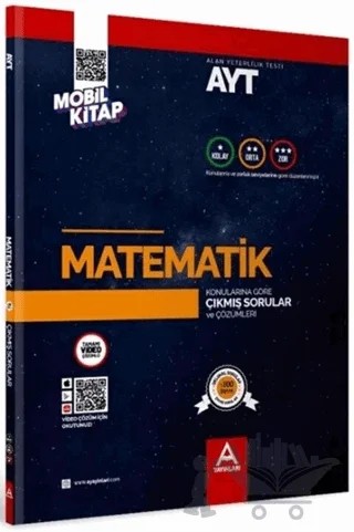 AYT Matematik Konularına ve Zorluk Derecelerine Göre Çıkmış Soru ve Çözümleri – Kolektif – A Yayınları kitap kapağı