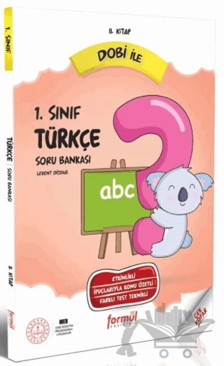DOBİ 1. Sınıf Türkçe Soru Bankası – Levent Dizdar – Formül Yayınları kitap kapağı