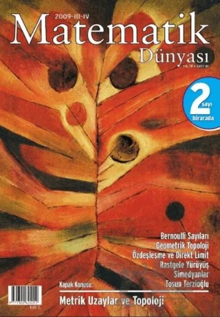 Matematik Dünyası Dergisi Sayı:81 Yıl:2009 - III-IV – Kollektif – Nesin Yayınevi kitap kapağı