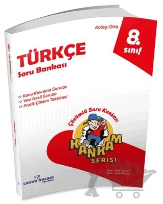 8. Sınıf Türkçe Soru Bankası – Mine Üstünel – Canım Hocam Yayınları kitap kapağı
