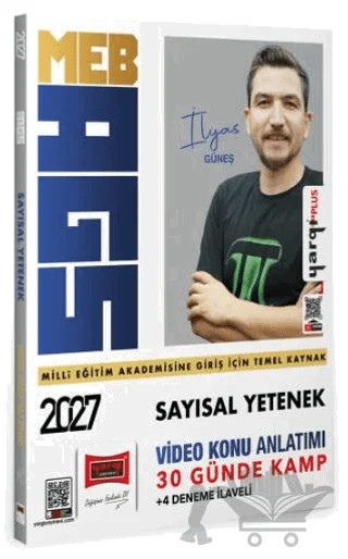 2027 MEB-AGS Sayısal Yetenek Video Konu Anlatımı – İlyas Güneş – Yargı Yayınevi kitap kapağı
