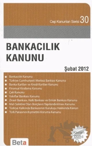 Bankacılık Kanunu – Celal Ülgen – Beta Yayınevi kitap kapağı