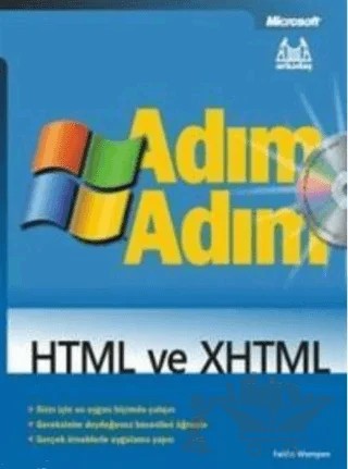 Adım Adım HTML ve XHTML – Faithe Wempen – Arkadaş Yayınları kitap kapağı