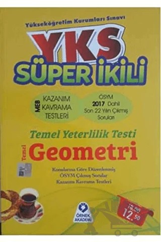 2018 YKS Süper İkili Temel Geometri – Kolektif – Örnek Akademi kitap kapağı