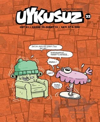 Uykusuz Dergisi Dergisi: Cilt -22 Sayı: 274-286 – Mürekkep Basın Yayın kitap kapağı