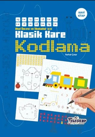 Mavi Kitap - Klasik Kare Kodlama - Teleskop – Kolektif – Teleskop Popüler Bilim kitap kapağı
