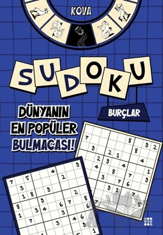 Burçlar Sudoku – Kova (Kalem Hediyeli) – Kolektif – Dokuz Yayınları kitap kapağı
