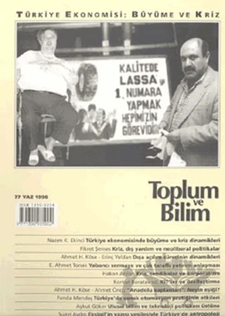 Toplum ve Bilim Sayı: 77 – Birikim Yayınları kitap kapağı