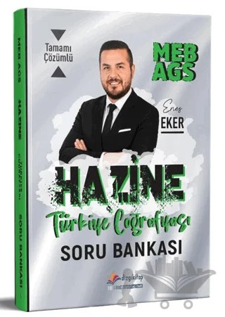 2027 MEB AGS Hazine Türkiye Coğrafyası Soru Bankası Tamamı Çözümlü – Enes Eker – Dizgi Kitap kitap kapağı