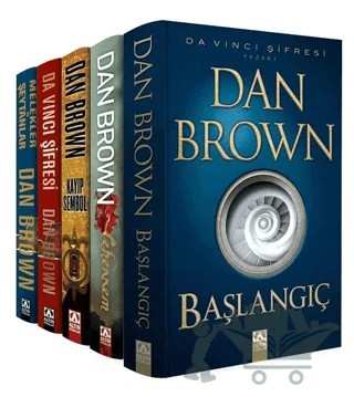 Dan Brown Seti - Robert Langdon Serisi (5 Kitap Takım) – Dan Brown – Altın Kitaplar kitap kapağı