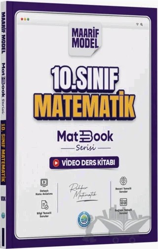 10. Sınıf Matematik Matbook Serisi Maarif Model Video Ders Kitabı – Kolektif – Rehber Matematik kitap kapağı