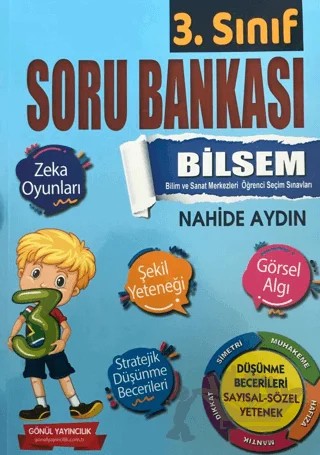 3. Sınıf Bilsem Soru Bankası – Nahide Aydın – Gönül Yayıncılık kitap kapağı