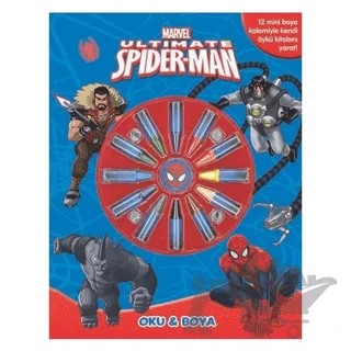 Marvel Ultimate Spider-Man: Oku ve Boya – Kolektif – Beta Kids kitap kapağı
