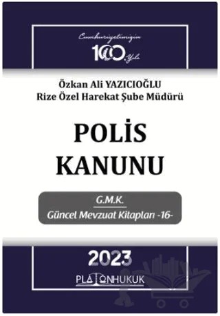 Polis Kanunu – Özkan Ali Yazıcıoğlu – Platon Hukuk kitap kapağı