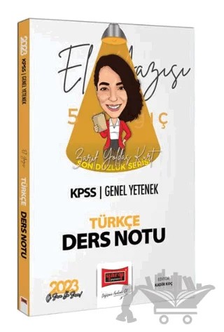 Yargı Yayınları 2023 KPSS Genel Yetenek Son Düzlük El Yazısı İle Türkçe Ders Notu – Zarif Yoldaş Kurt – Yargı Yayınevi kitap kapağı