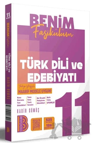 11. Sınıf Türk Dili ve Edebiyatı Benim Fasikülüm – Kadir Gümüş – Benim Hocam Yayınları kitap kapağı