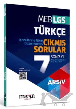 LGS Türkçe Konularına Göre Düzenlenmiş Son 7 Yıl Çıkmış Sorular – Kollektif – Marka Yayınları kitap kapağı