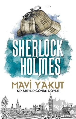 Mavi Yakut - Sherlock Holmes – Sir Arthur Conan Doyle – Halk Kitabevi kitap kapağı