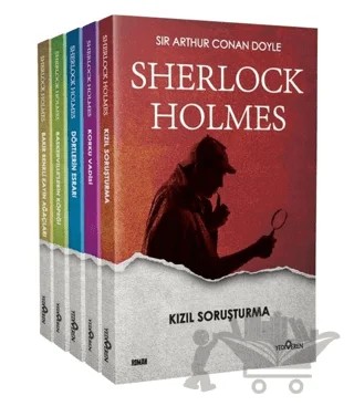 Sherlock Holmes Seri (5 Kitap Takım) – Sir Arthur Conan Doyle – Yediveren Yayınları kitap kapağı