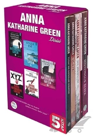 Anna Katharine Green Serisi (5 Kitap Kutulu Takım) – Anna Katharine Green – Maviçatı Yayınları kitap kapağı