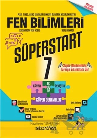 7. Sınıf Fen Bilimleri Süperstart Soru Bankası – Kolektif – Startfen Yayınları kitap kapağı