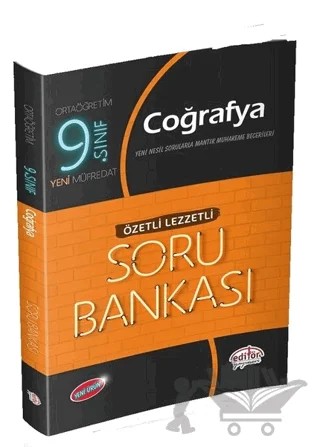 9. Sınıf Coğrafya Özetli Lezzetli Soru Bankası – Kolektif – Editör Yayınevi kitap kapağı
