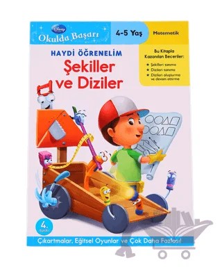Haydi Öğrenelim - Şekiller ve Diziler 4-5 Yaş – Kolektif – Doğan Egmont Yayıncılık kitap kapağı