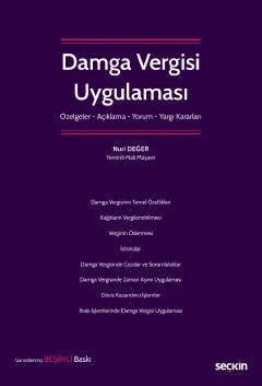Damga Vergisi Uygulaması Özelge – Açıklama – Yorum – Yargı Kararları – Nuri Değer – Seçkin Yayıncılık kitap kapağı