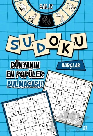 Burçlar Sudoku – Balık (Kalem Hediyeli) – Kolektif – Dokuz Yayınları kitap kapağı