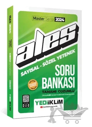 2024 ALES Sayısal - Sözel Yetenek Tamamı Çözümlü Soru Bankası – Kolektif – Yediiklim Yayınları kitap kapağı