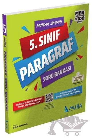 5. Sınıf Paragraf Soru Bankası – Cahit Şenkaya – Muba Yayınları kitap kapağı