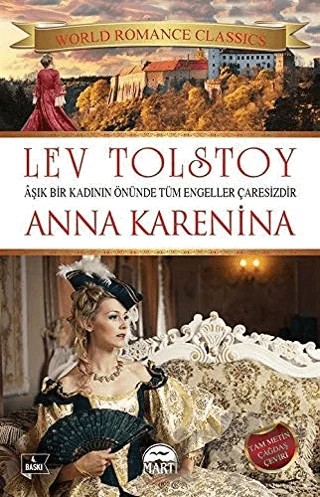 Anna Karenina – Lev Nikolayeviç Tolstoy – Martı Yayınları kitap kapağı