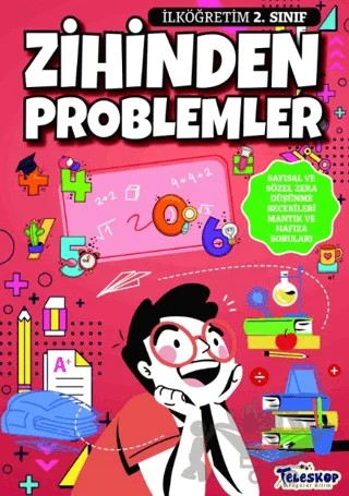 Zihinden Problemler İlköğretim 2. Sınıf – Erdem Öztürk – Teleskop Popüler Bilim kitap kapağı