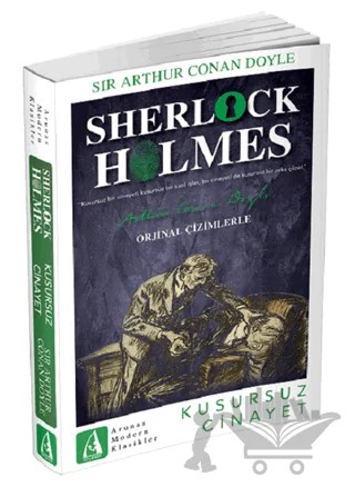 Kusursuz Cinayet - Sherlock Holmes – Sir Arthur Conan Doyle – Arunas Yayıncılık kitap kapağı