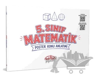 5. Sınıf Matematik Poster Konu Anlatımlı – Kolektif – Editör Yayınevi kitap kapağı