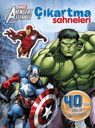 Marvel Avengers Assemble: Çıkartma Sahneleri – Kolektif – Beta Kids kitap kapağı