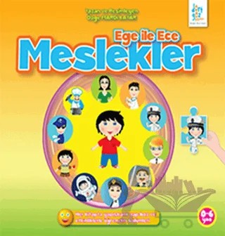Ege ile Ece - Meslekler – Özge Mardi Bayar – Dörtgöz Yayınları kitap kapağı
