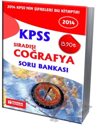 2014 KPSS Sıradışı Coğrafya Soru Bankası – Komisyon – Teorem Yayıncılık kitap kapağı