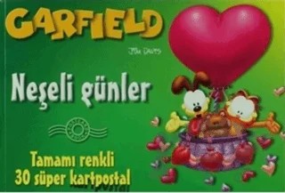 Garfield Kartpostal - Neşeli Günler – Jim Davis – Güloğlu Yayıncılık kitap kapağı