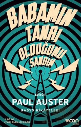 Babamın Tanrı Olduğunu Sandım – Paul Auster – Can Yayınları kitap kapağı