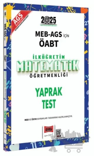 2025 MEB AGS ÖABT İlköğretim Matematik Öğretmenliği Yaprak Test – Kollektif – Yargı Yayınevi kitap kapağı