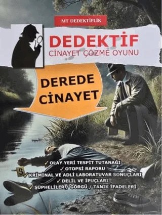 Dedektiflik Cinayet Çözme Oyunu - Derede Cinayet – Kollektif – MT Dedektiflik kitap kapağı