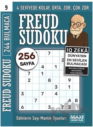 Freud Sudoku 9 – Kolektif – Maxi Yayıncılık kitap kapağı
