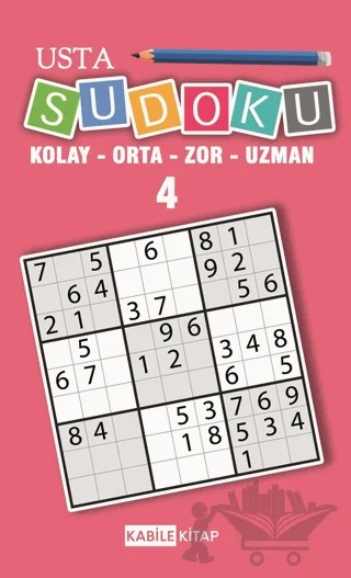 Usta Sudoku 4 – Kolektif – Kabile Kitap kitap kapağı