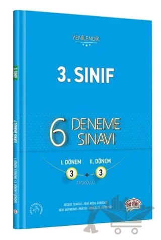 3. Sınıf 6 Fasiküllü 3+3 Deneme – Kolektif – Editör Yayınevi kitap kapağı