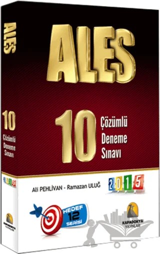 2014 ALES 10 Özgün Deneme Sınavı - Çözüm Kitabı – Ali Pehlivan, Ramazan Uluğ – Kapadokya Yayınları kitap kapağı