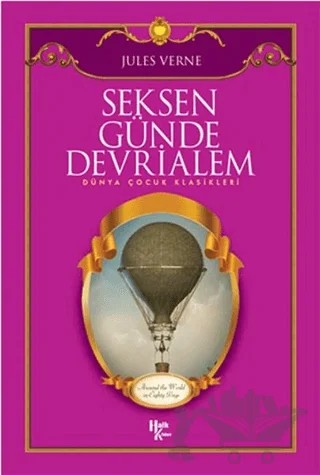 Seksen Günde Devrialem – Jules Verne – Halk Kitabevi kitap kapağı