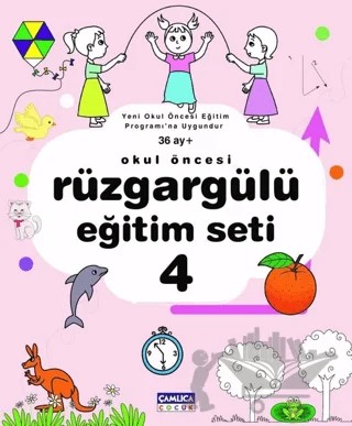 Rüzgargülü Eğitim Seti 4 (36 Ay+) – Fatih Kaynar – Çamlıca Basım Yayın kitap kapağı