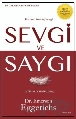 Sevgi ve Saygı – Emerson Eggerichs – Arunas Yayıncılık kitap kapağı