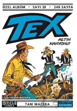 Tex Özel Albüm Sayı: 20 Altın Kanyonu – Claudıo Nizzi – Oğlak Yayıncılık kitap kapağı